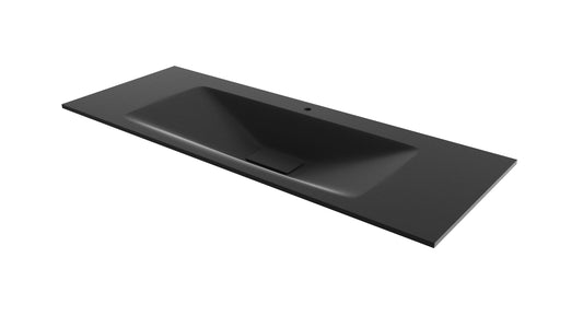 Vale glasservant sort matt