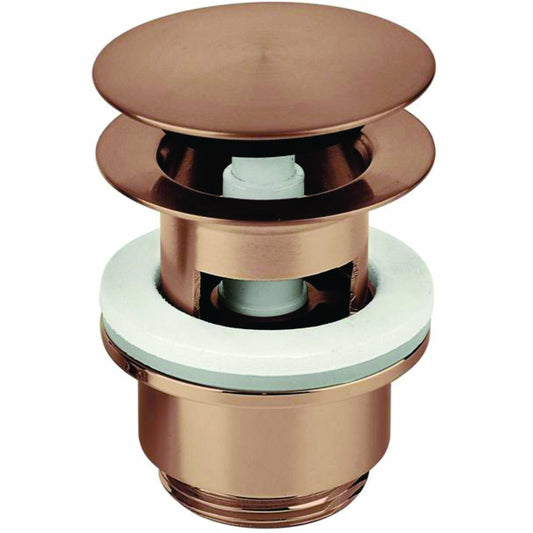 Klikkventil børstet kobber (4444032565328)