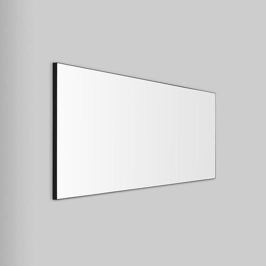 Oslo rammespeil aluminium sort matt