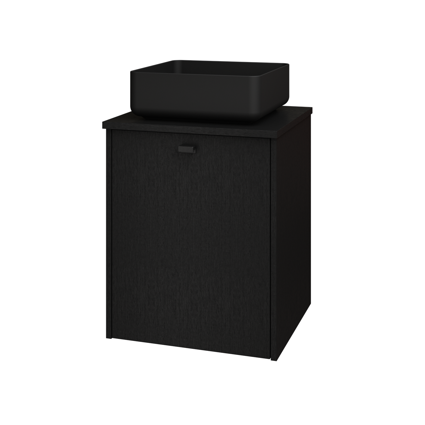 Provence servantskap B50 med Monaco porselenservant sort eik