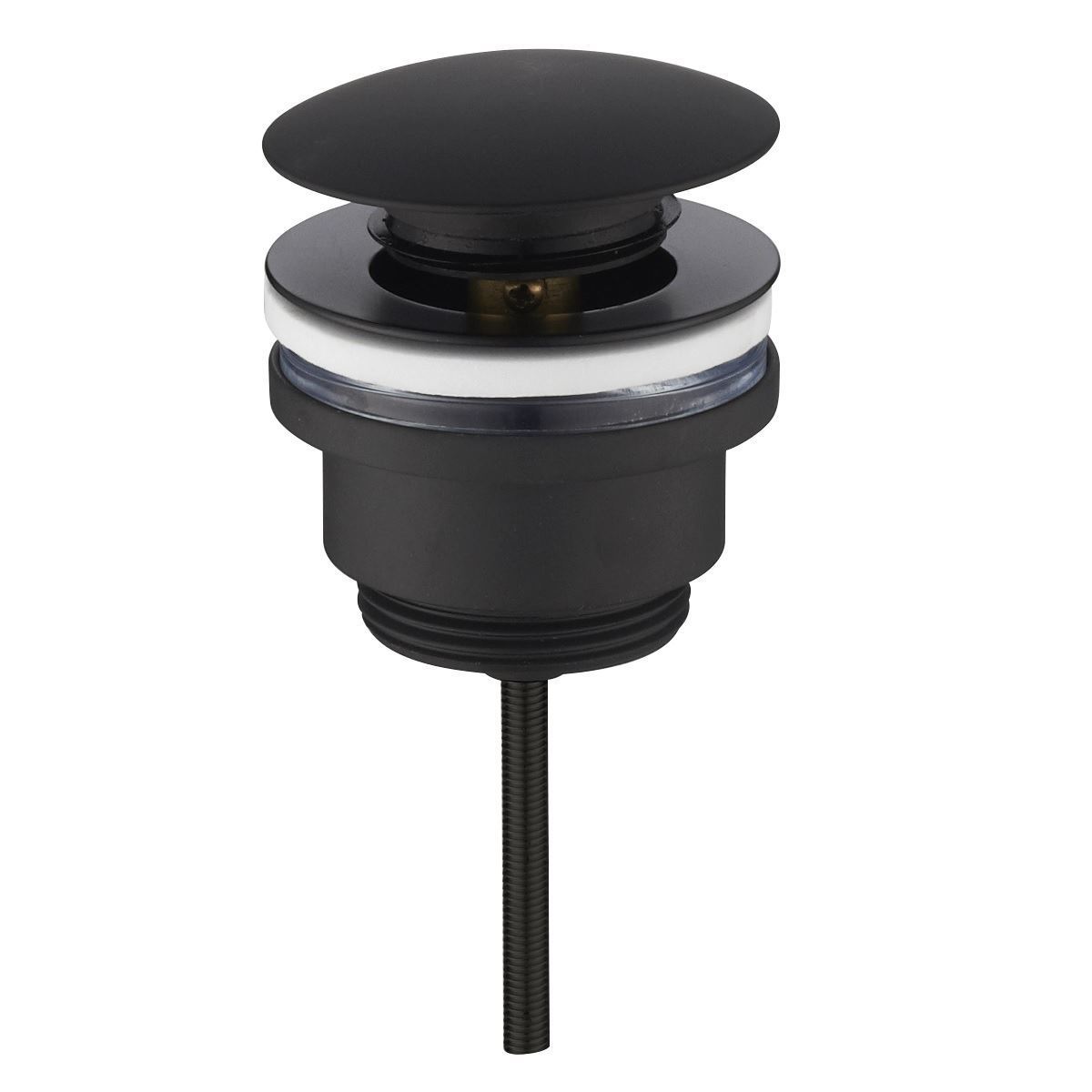 Bunnventil (Pop-up) for badekar - Sort matt (3626491084880)