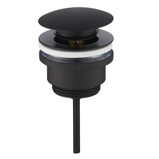 Bunnventil (Pop-up) for badekar - Sort matt (3626491084880)
