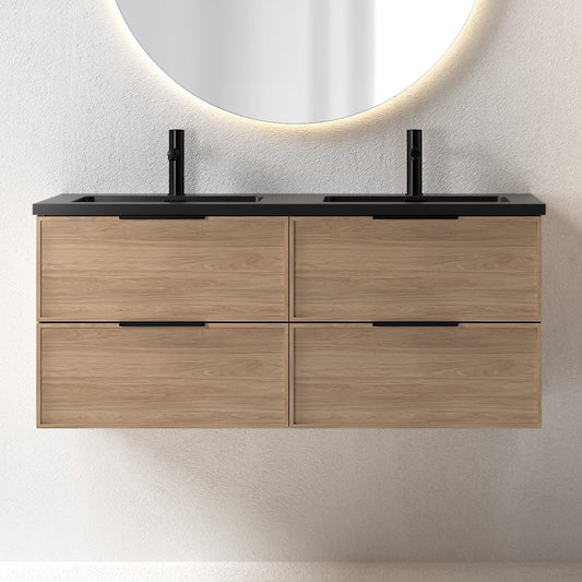 Essence 120 eik m/sort matt dobbel servant