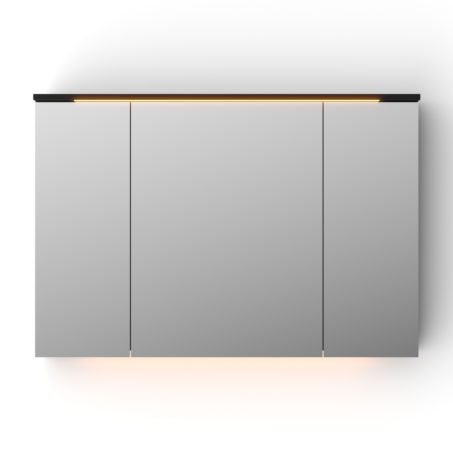 Verona speilskap, Sort matt 120 cm (returvare)