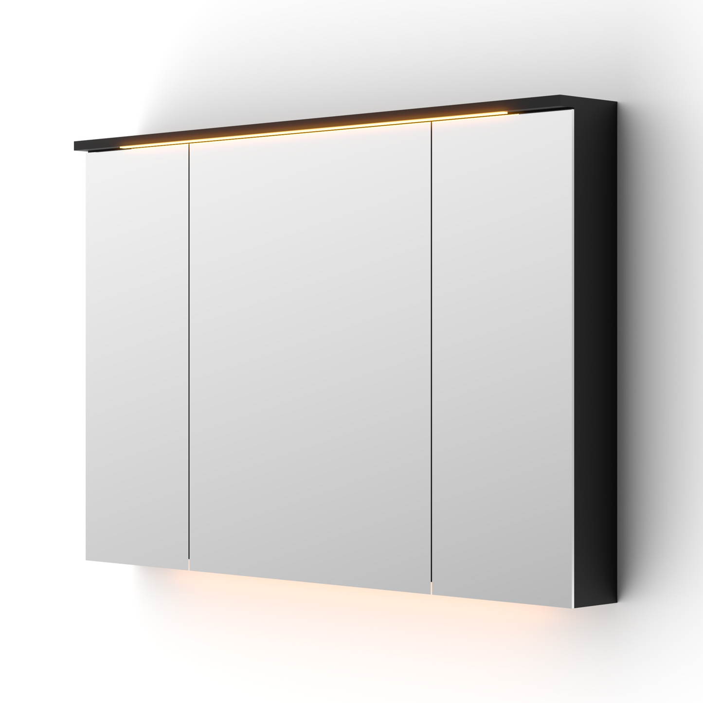 Verona speilskap, Sort matt 120 cm (returvare)