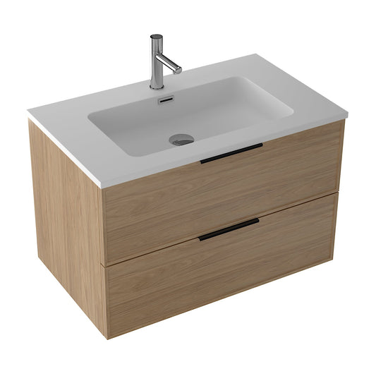 Essence 80 eik m/hvit matt servant