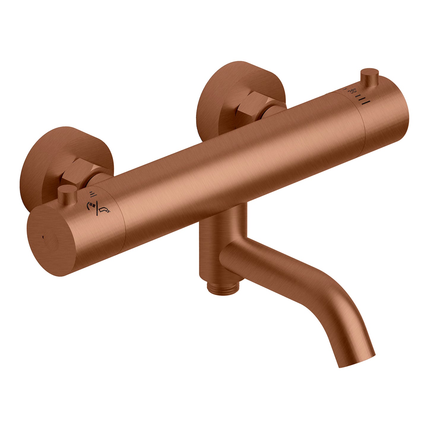 Fusion kararmatur børstet kobber