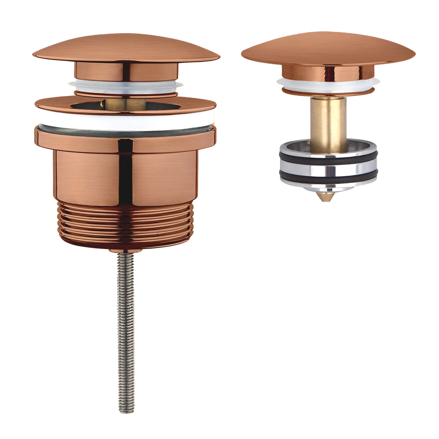 Fusion pop-up m/easyclean børstet kobber