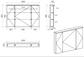 Verona speilskap, Sort matt 120 cm (returvare)