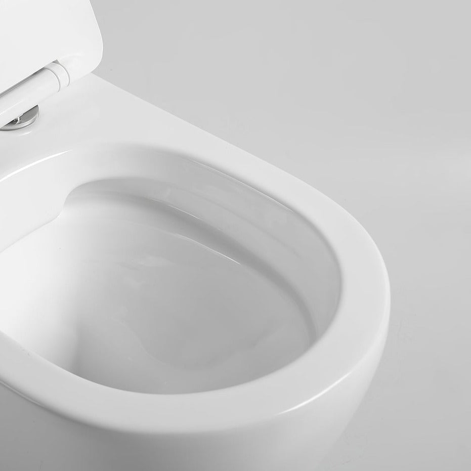 Kivu veggtoalett inkl sete hvit glans