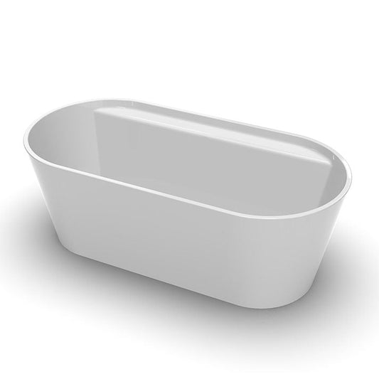 Accor 170 cm akryl badekar med kant, hvit matt