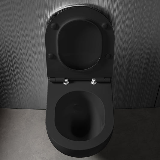 Centria pure vortex veggtoalett, sort matt