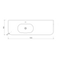 Nordic Sense 150 hvit matt servant