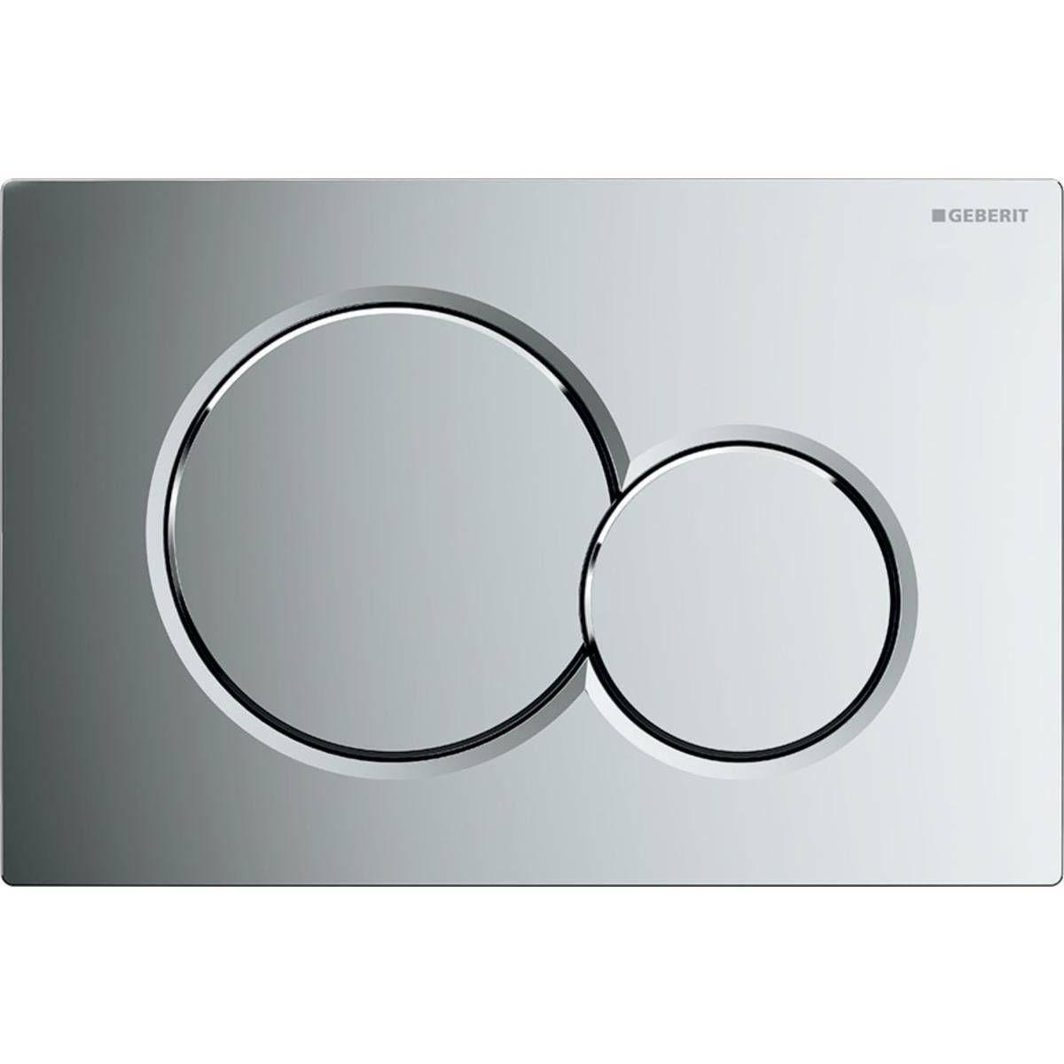 Geberit Sigma01 betjeningsplate 3/6 L blank