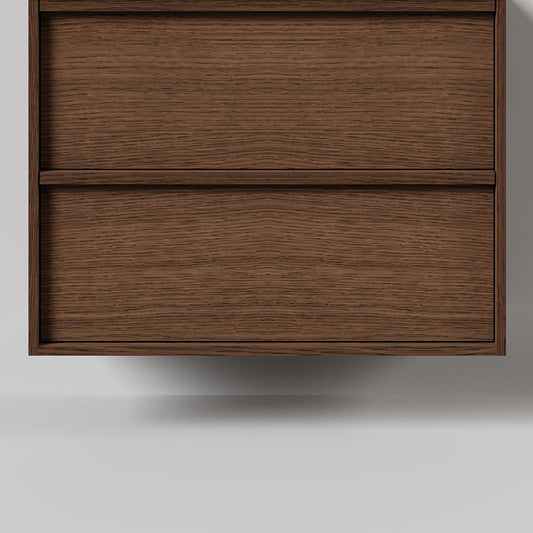 Nordic frame 80 mørk eik UTEN/servant