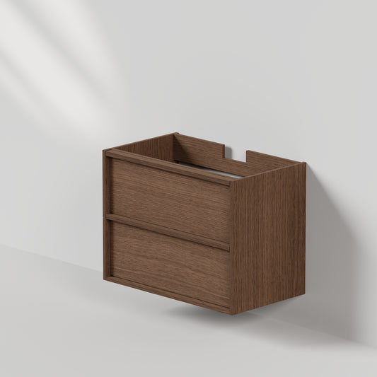 Nordic frame 80 mørk eik UTEN/servant