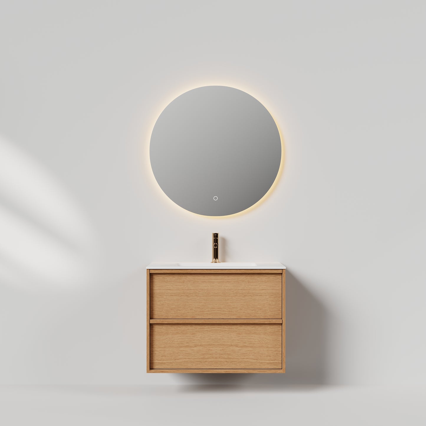 Nordic frame 80 naturlig eik m/servant & speil