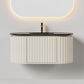Nordic shape 100 beige m/sort matt servant