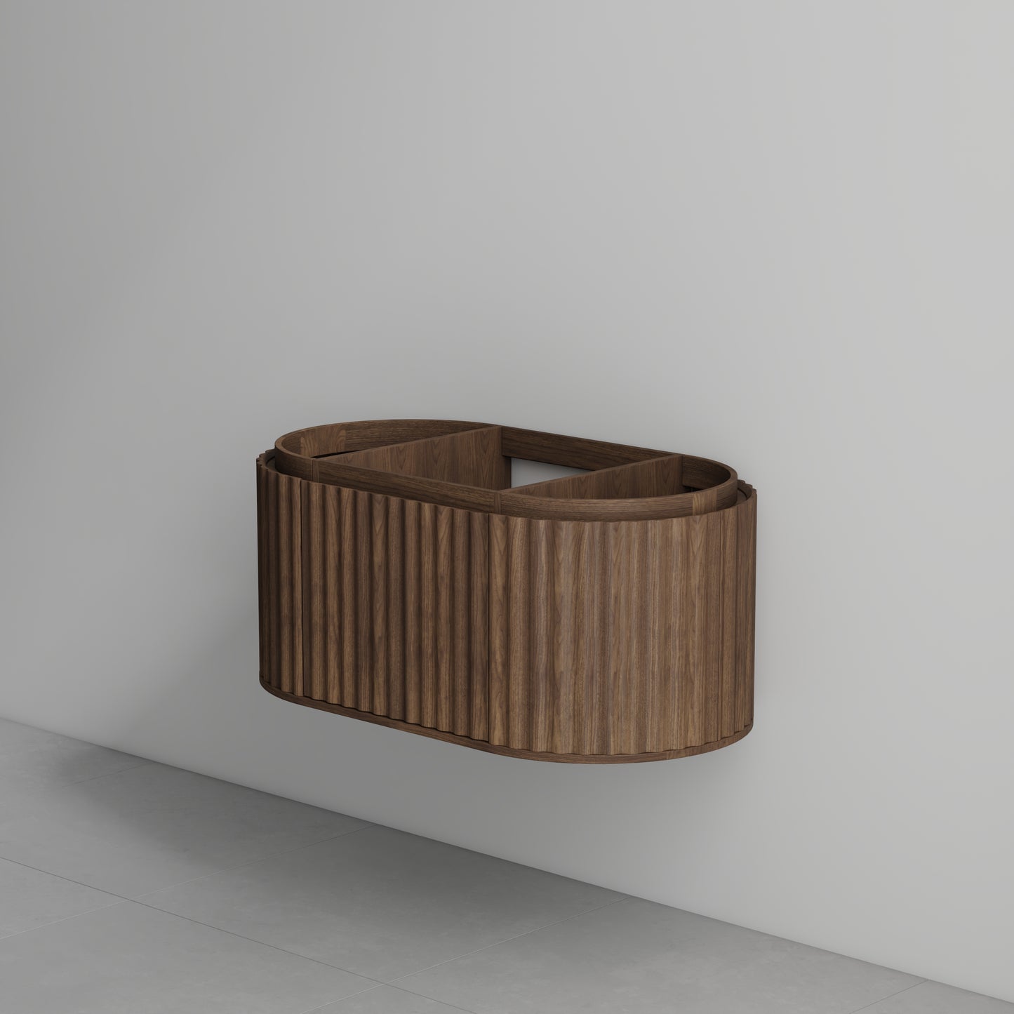 Nordic shape 100 valnøtt UTEN/servant