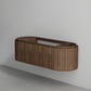 Nordic shape 150 valnøtt UTEN/servant