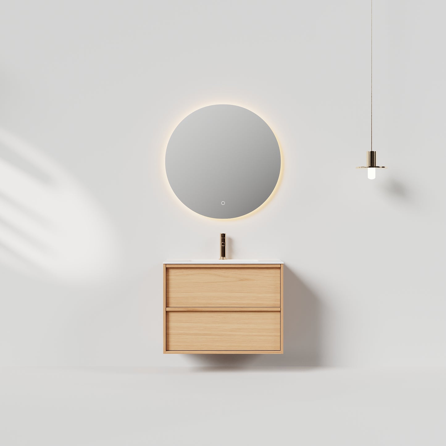 Nordic frame 80 eik m/servant & speil V2