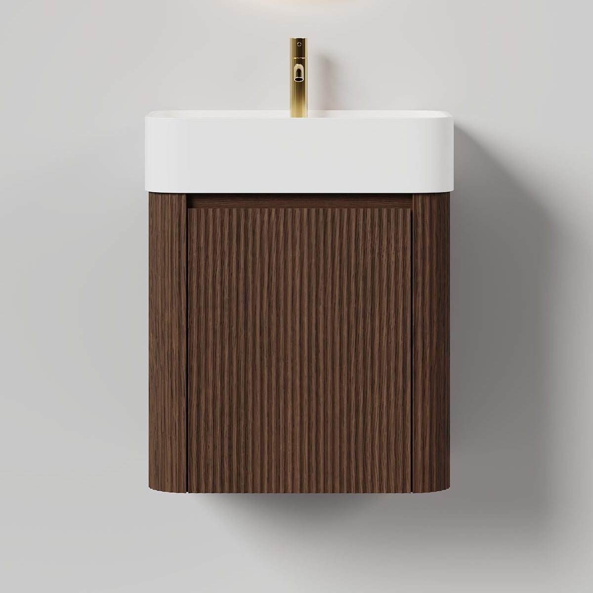 Nordic Shape Small 50 Mørk eik med servant