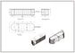 Nordic Shape 180 eik DOBBEL med sort matt servant u/speil