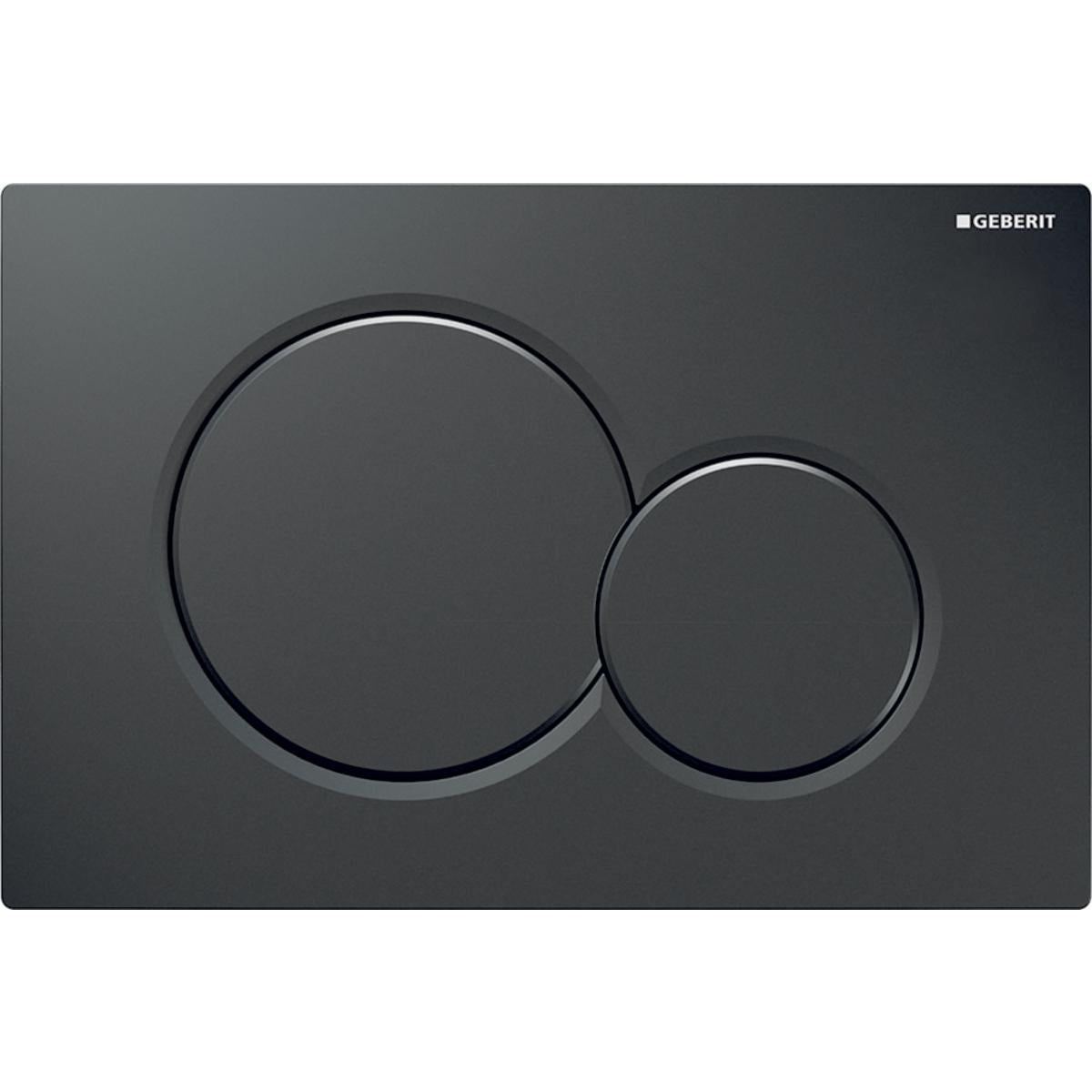 Geberit Sigma01 betjeningsplate 3/6 L sort