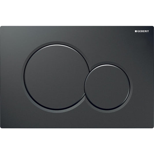 Geberit Sigma01 betjeningsplate 3/6 L sort