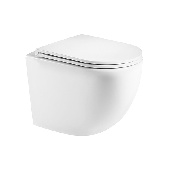 Kivu veggtoalett inkl sete hvit glans