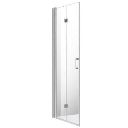 Quick leddet dusjdør 100 cm, krom - venstre