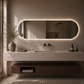 Nordic shape ledspeil 160 cm