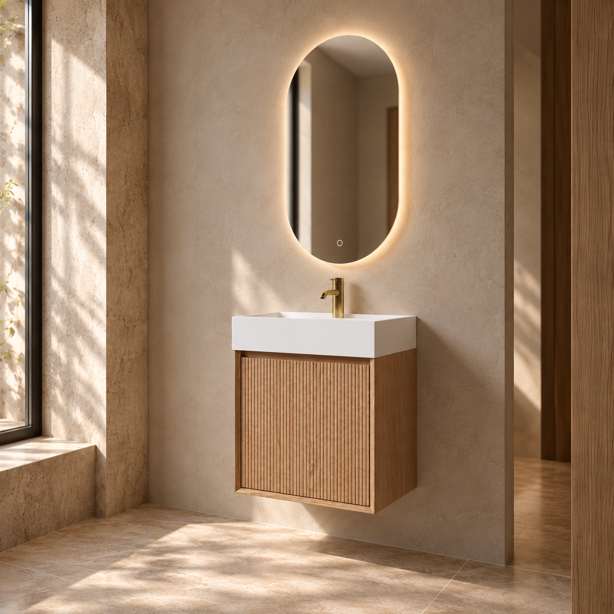 Nordic Stripe small 50 Eik med servant