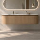 Nordic shape 180 eik med enkel servant u/speil