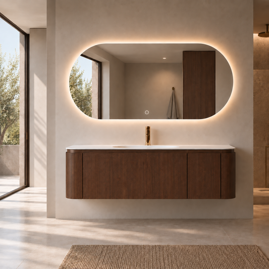 Nordic Shape ledspeil pro dimbar 150 grande