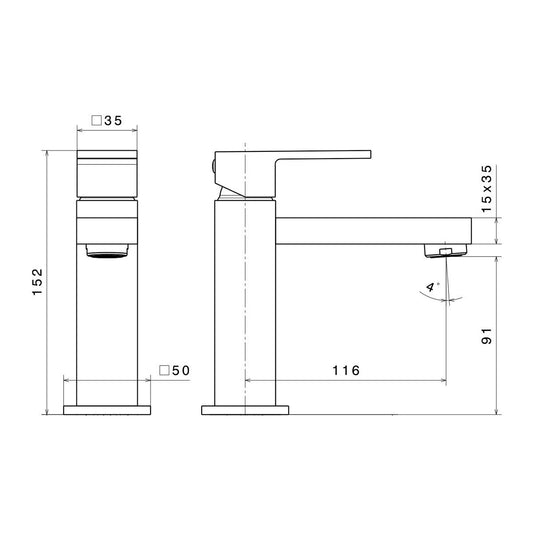 Ergo-Q servantkran krom (4443968766032)